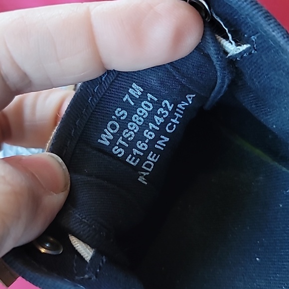 SPERRY womens CREST sz7 lace up RARE ANCHORS sneaker nautical boat shoe … - Picture 8 of 10